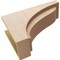 Ekena Millwork 7"W x 21"D x 14"H Classic Helena Rough Cedar Woodgrain TimberThane Corbel, Primed Tan CORUR07X21X14HELRCPR - alternate 5
